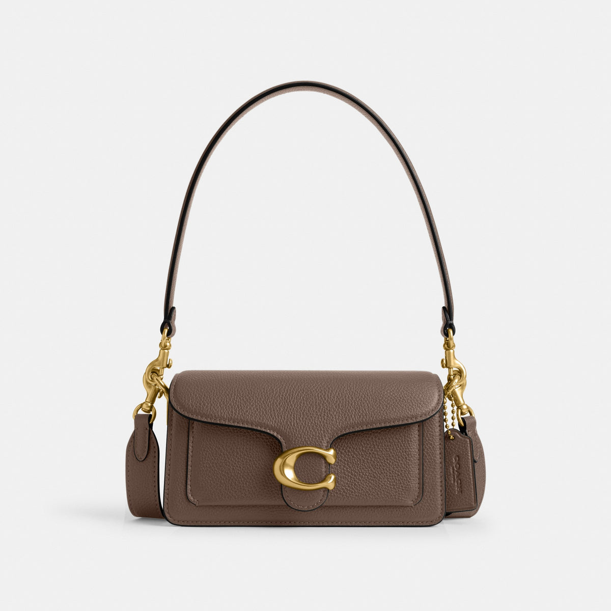 Coach Tabby Shoulder Bag 20 - Brass/Dark Stone (Women's)