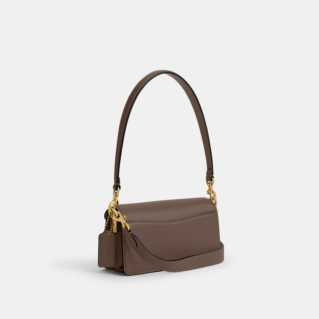 Coach Tabby Shoulder Bag 20 - Brass/Dark Stone (Women's)