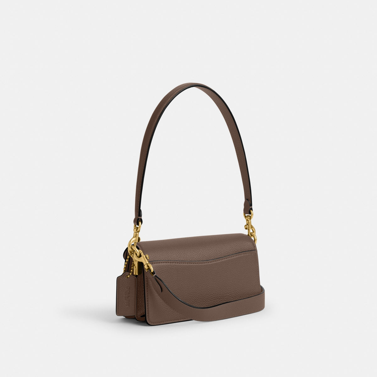 Coach Tabby Shoulder Bag 20 - Brass/Dark Stone (Women's)