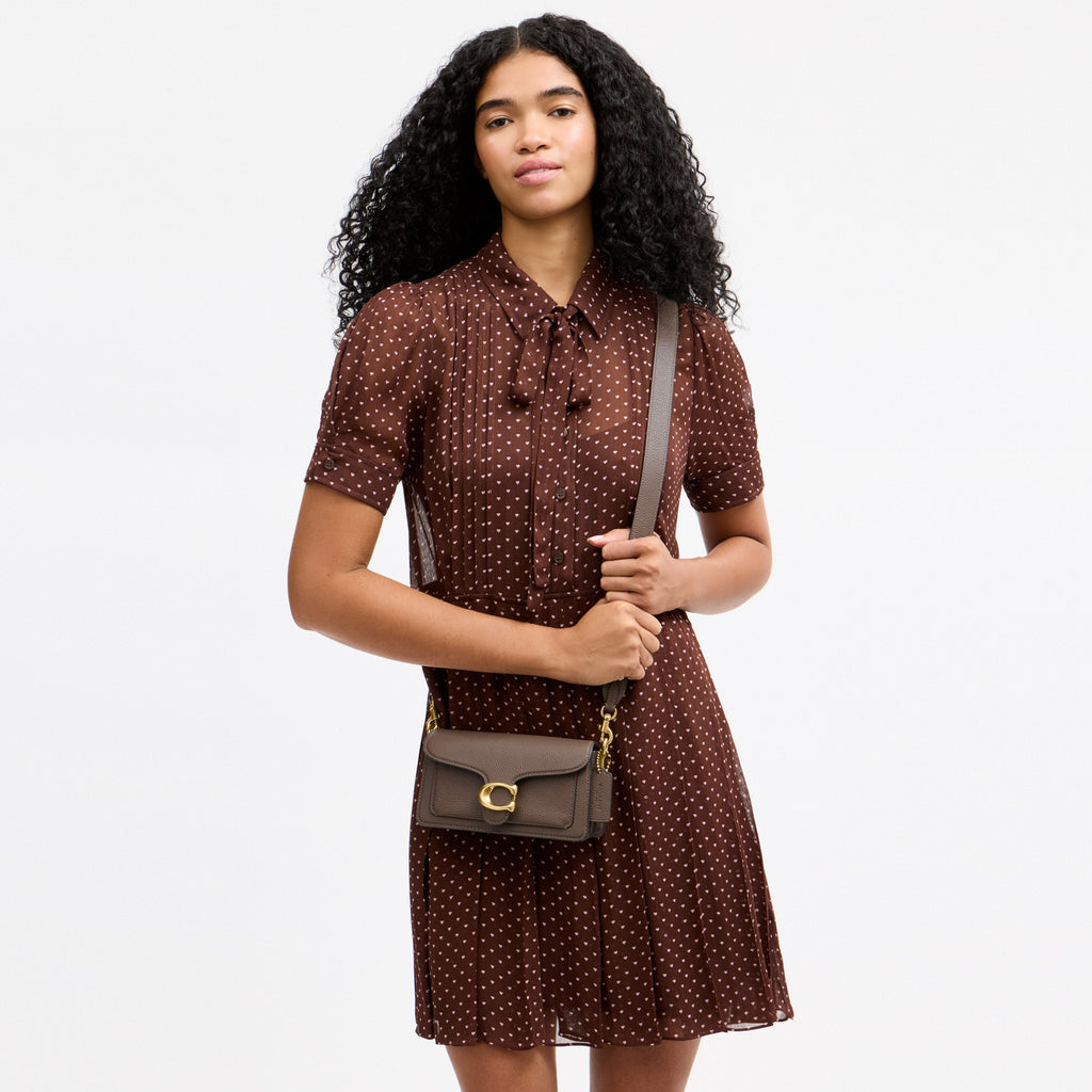 Coach Tabby Shoulder Bag 20 - Brass/Dark Stone (Women's)