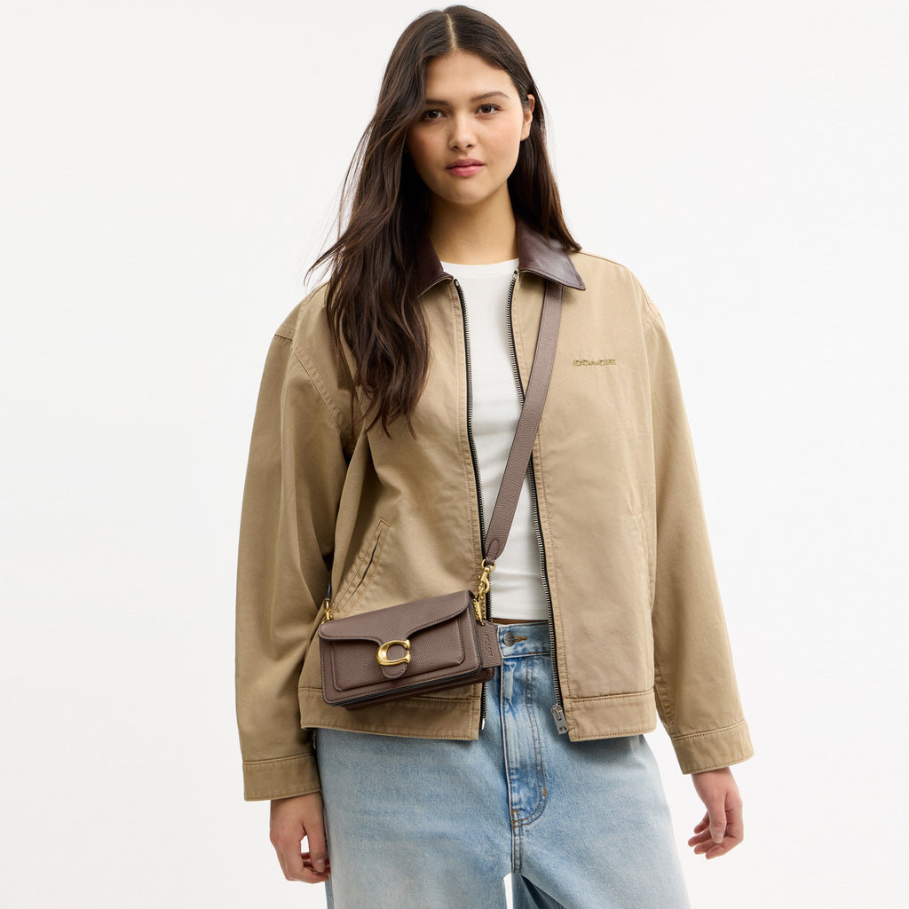 Coach Tabby Shoulder Bag 20 - Brass/Dark Stone (Women's)