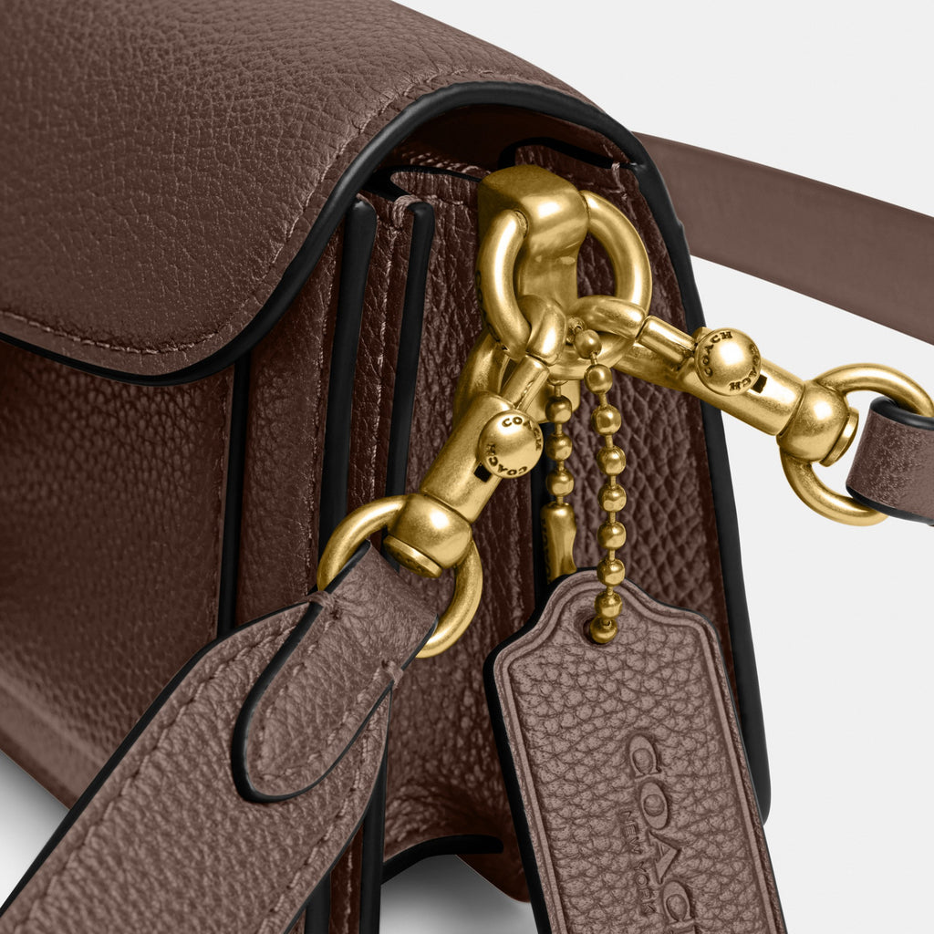 Coach Tabby Shoulder Bag 20 - Brass/Dark Stone (Women's)