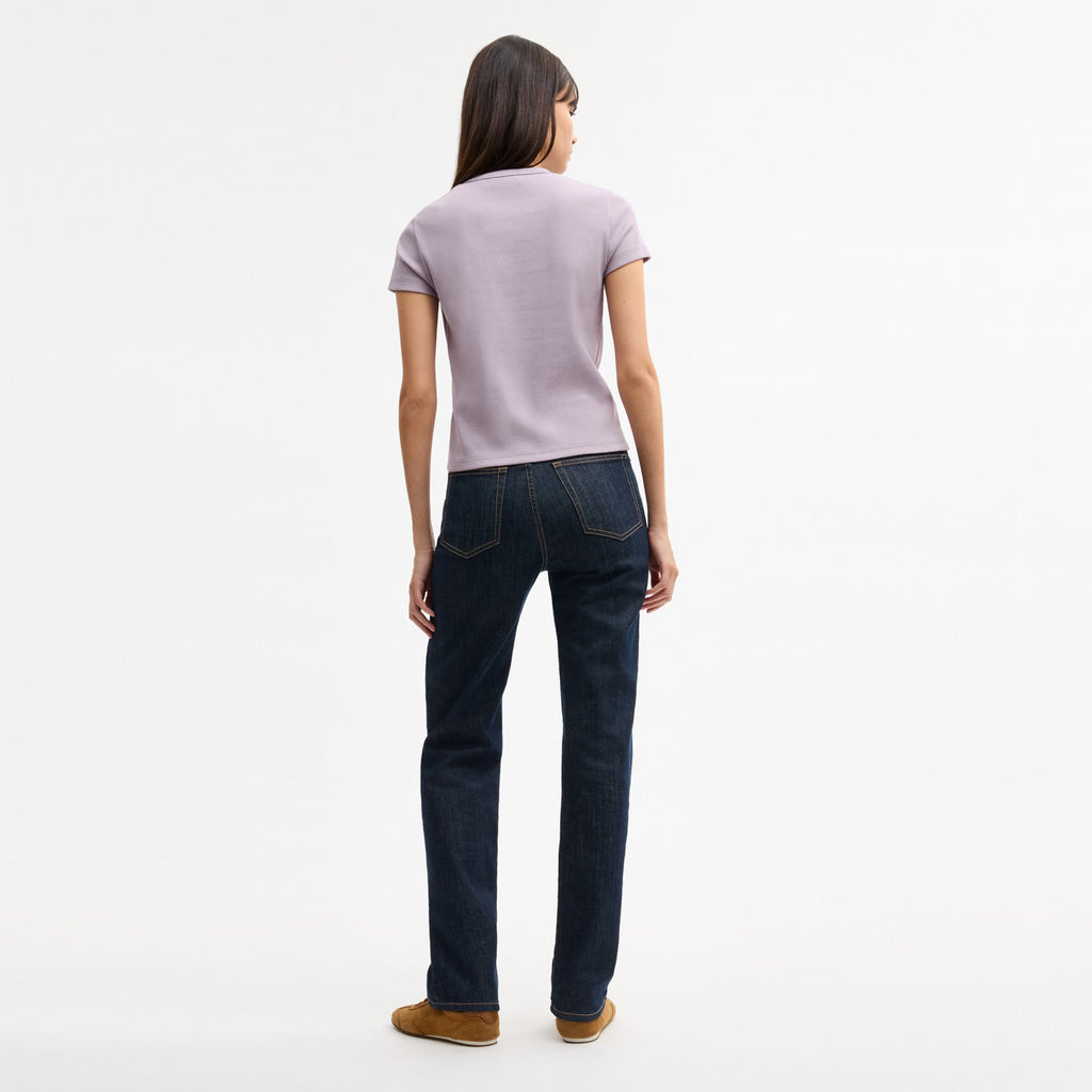 Coach New York Ribbed T-Shirt - Wisteria Purple (Women's)