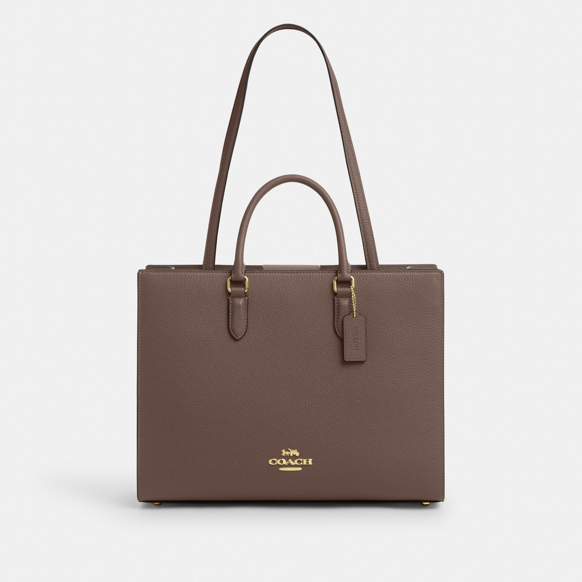 Coach Maggie Tote Bag - Gold/Dark Stone (Women's)