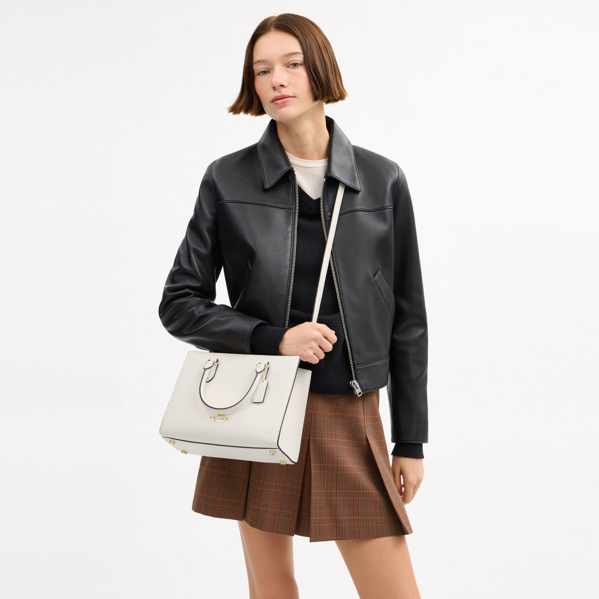 Coach Maggie Small Tote Bag - Gold/Chalk (Women's)