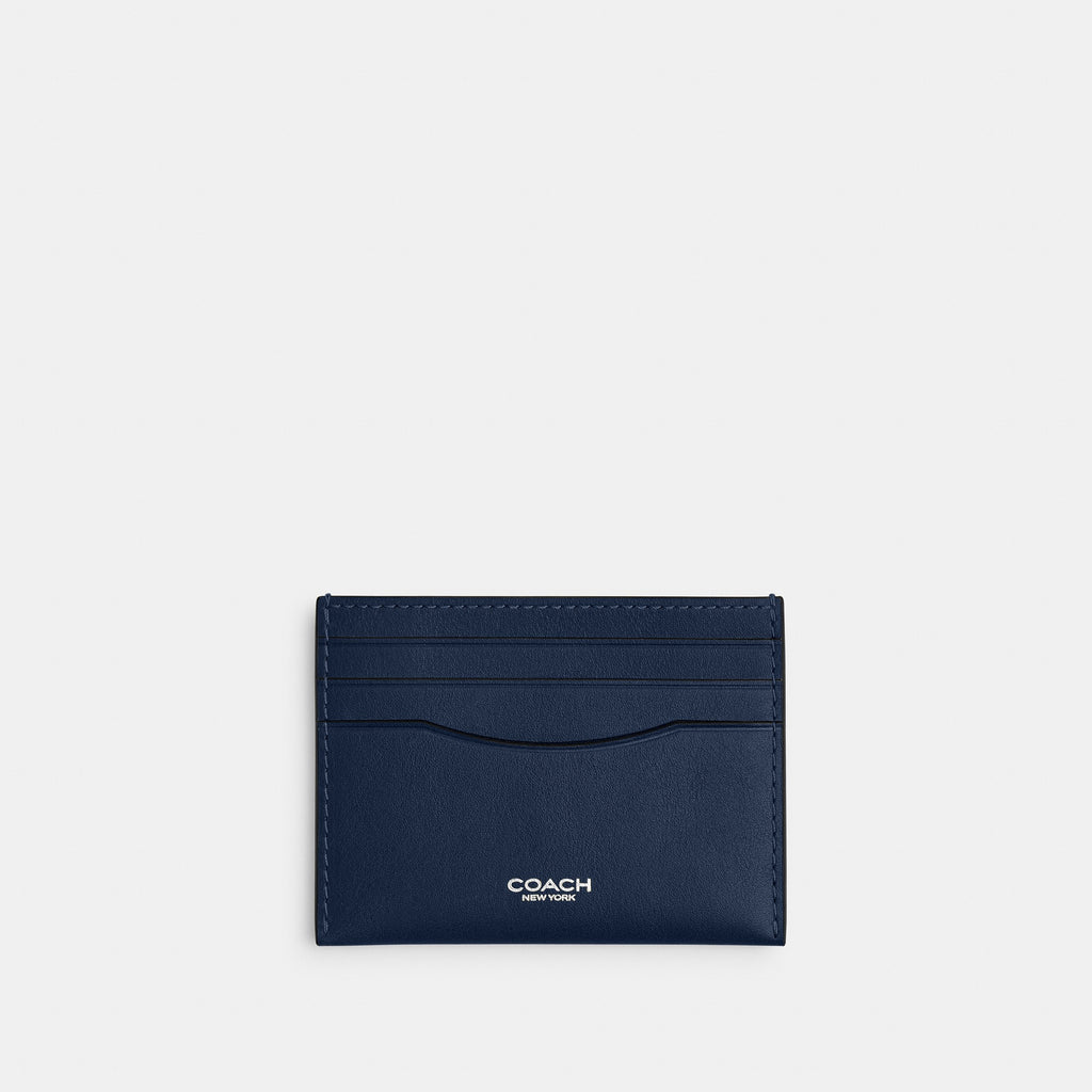 Coach Card Case - Navy