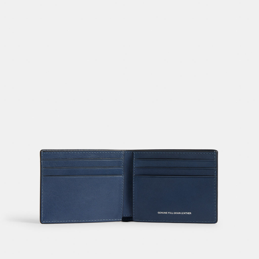 Coach Slim Billfold Wallet - Navy (2)