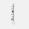 Coach Motif Chain Bag Charm - Silver/Multi (Women's)
