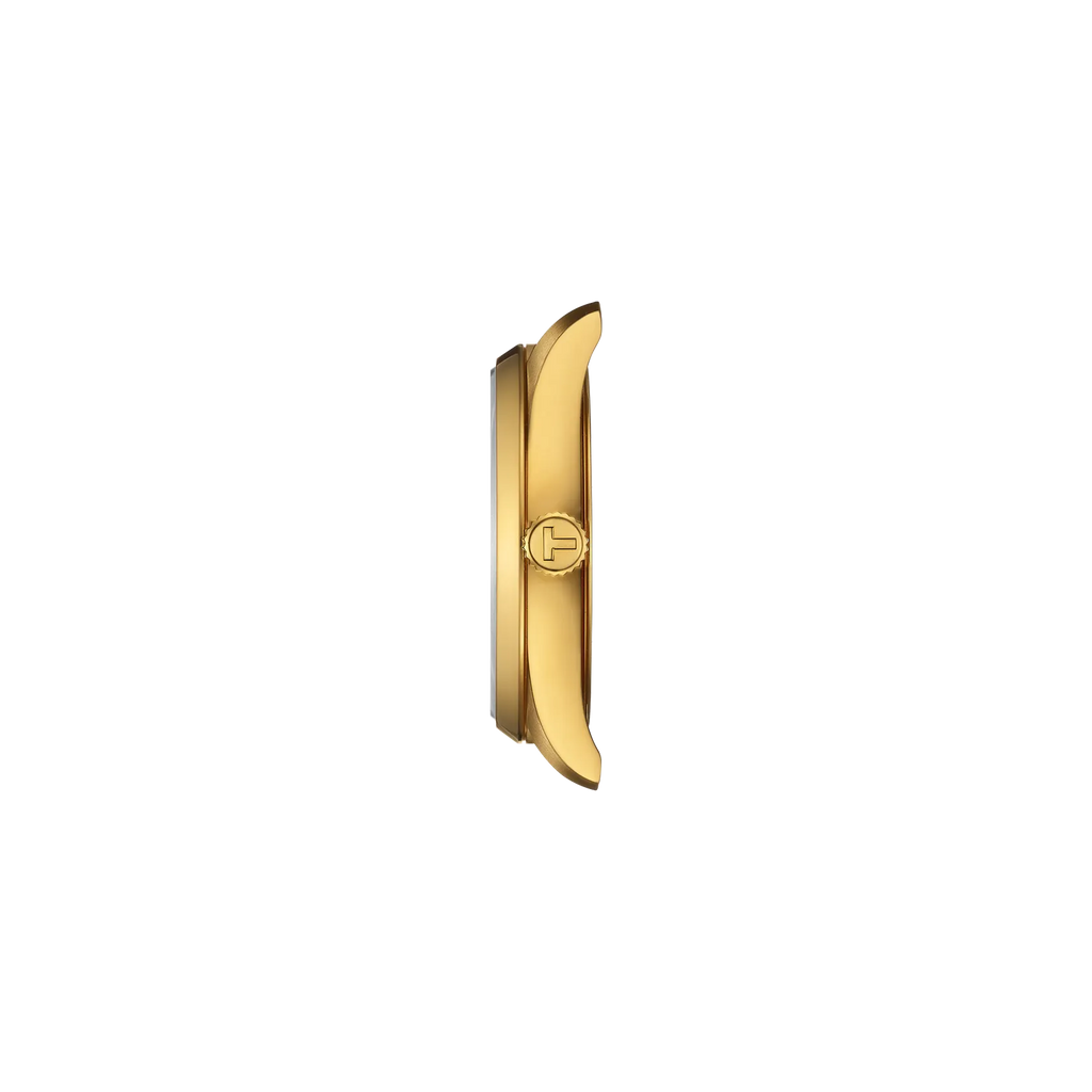Profile view of the watch case Tissot PR 100 34mm