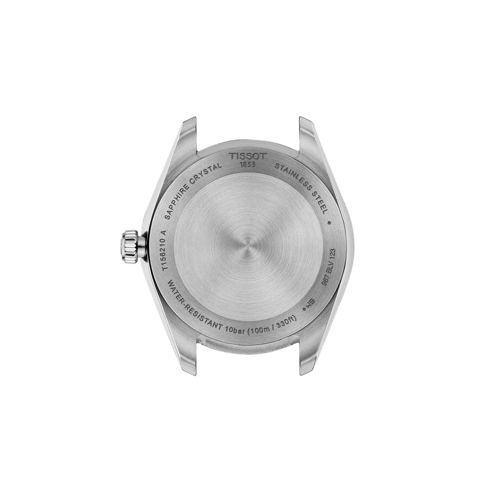 Back view of the watch case Tissot Ballade 34mm