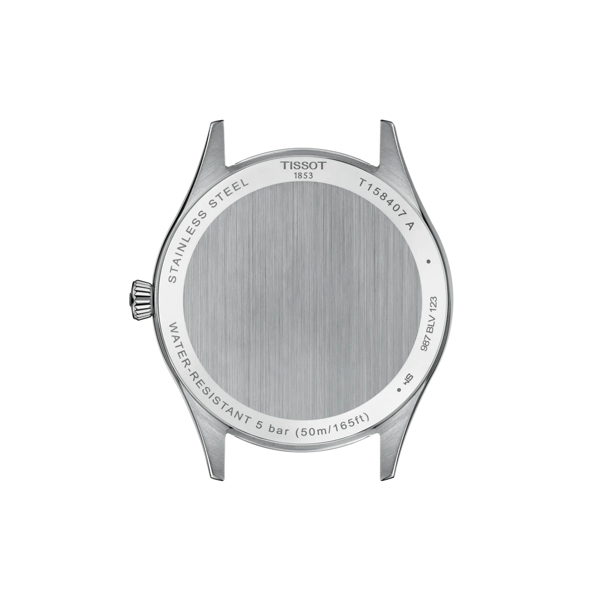 Back view of the watch case Tissot Classic Dream 40mm