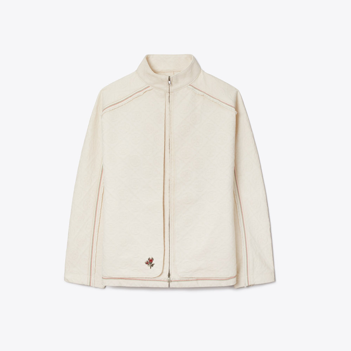 Tory Burch Denim Jacket - White/Ivory T Monogram