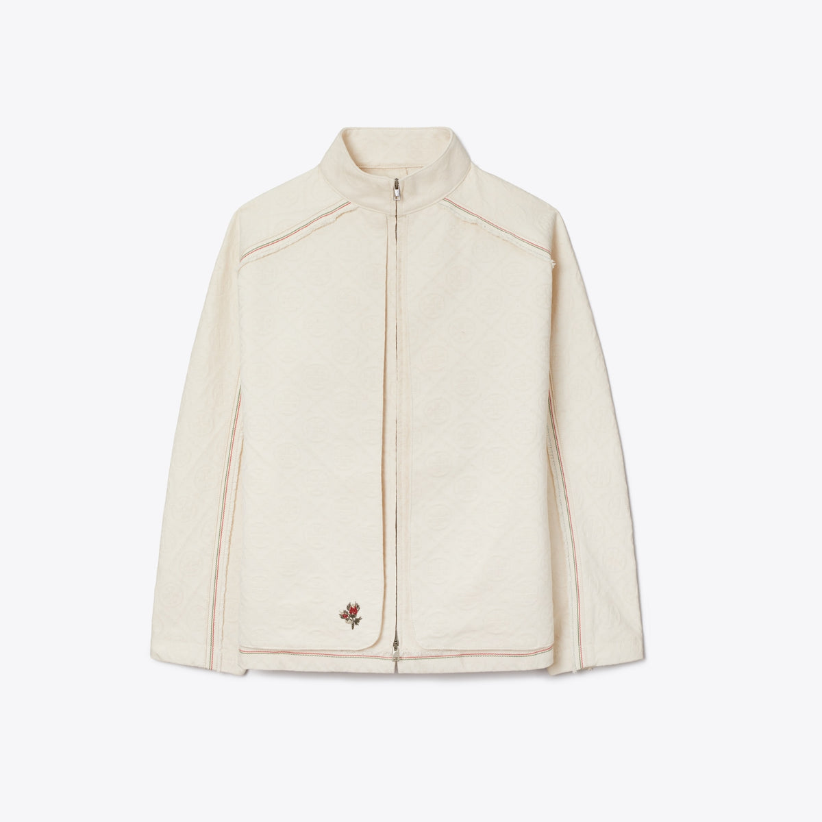 Tory Burch Denim Jacket - White/Ivory T Monogram