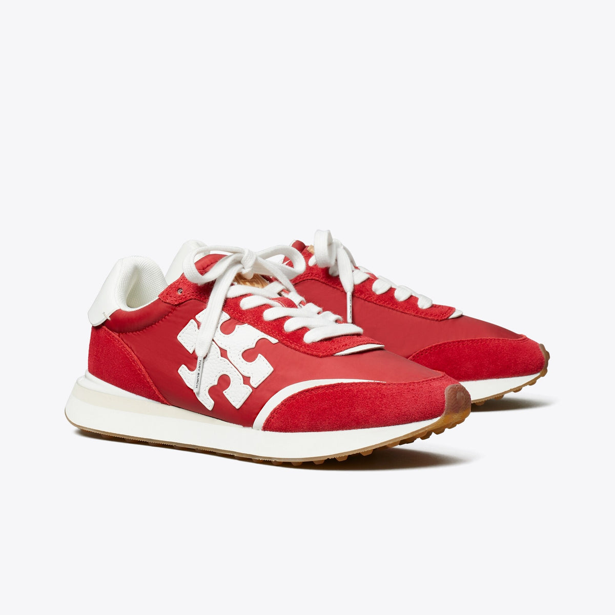 Tory Burch Destiny Trainer - Tory Red / Tory Red / White