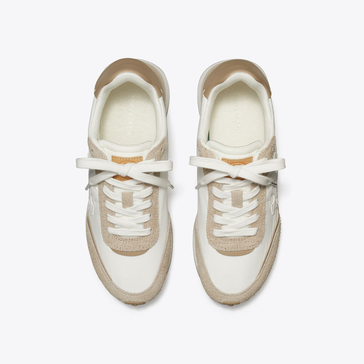 Tory Burch Destiny Trainer - White / White / Avola - 5