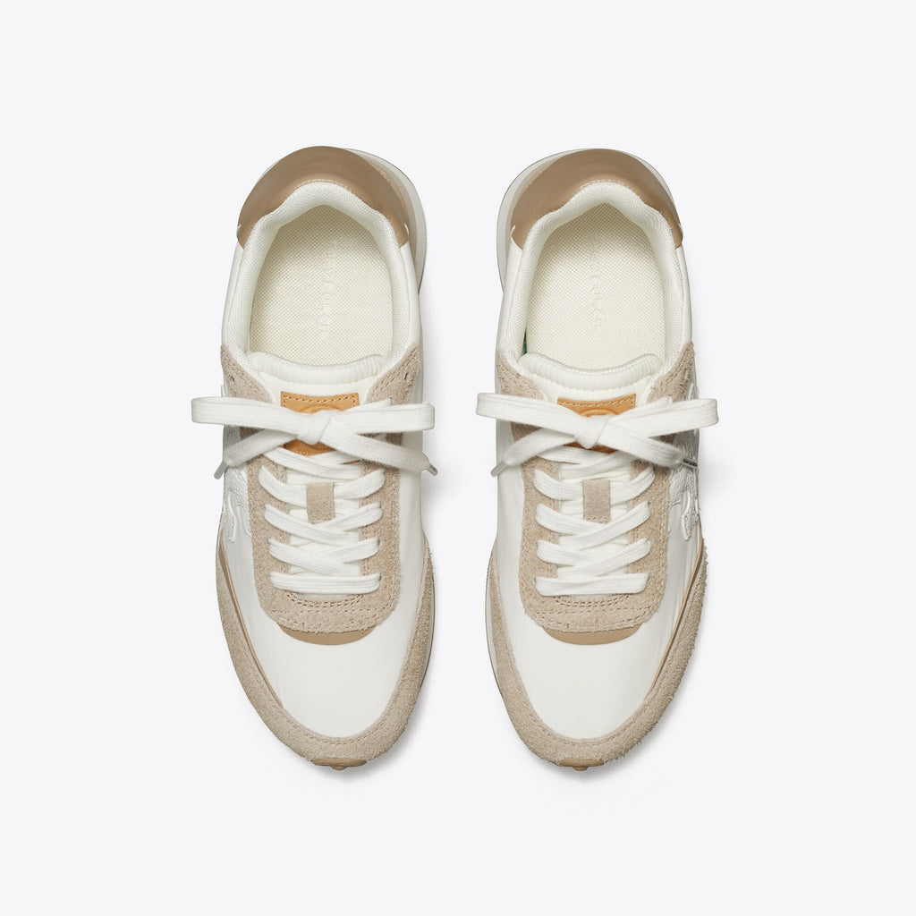 Tory Burch Destiny Trainer - White / White / Avola - 5