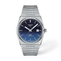 Front view of the watch Tissot PRX 40mm with shadow