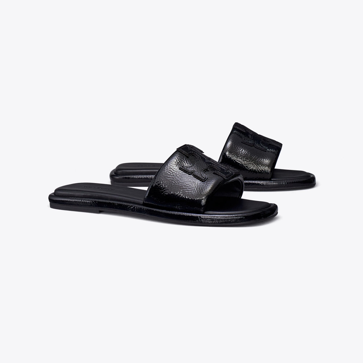 Tory Burch Double T Sport Slide - Perfect Black