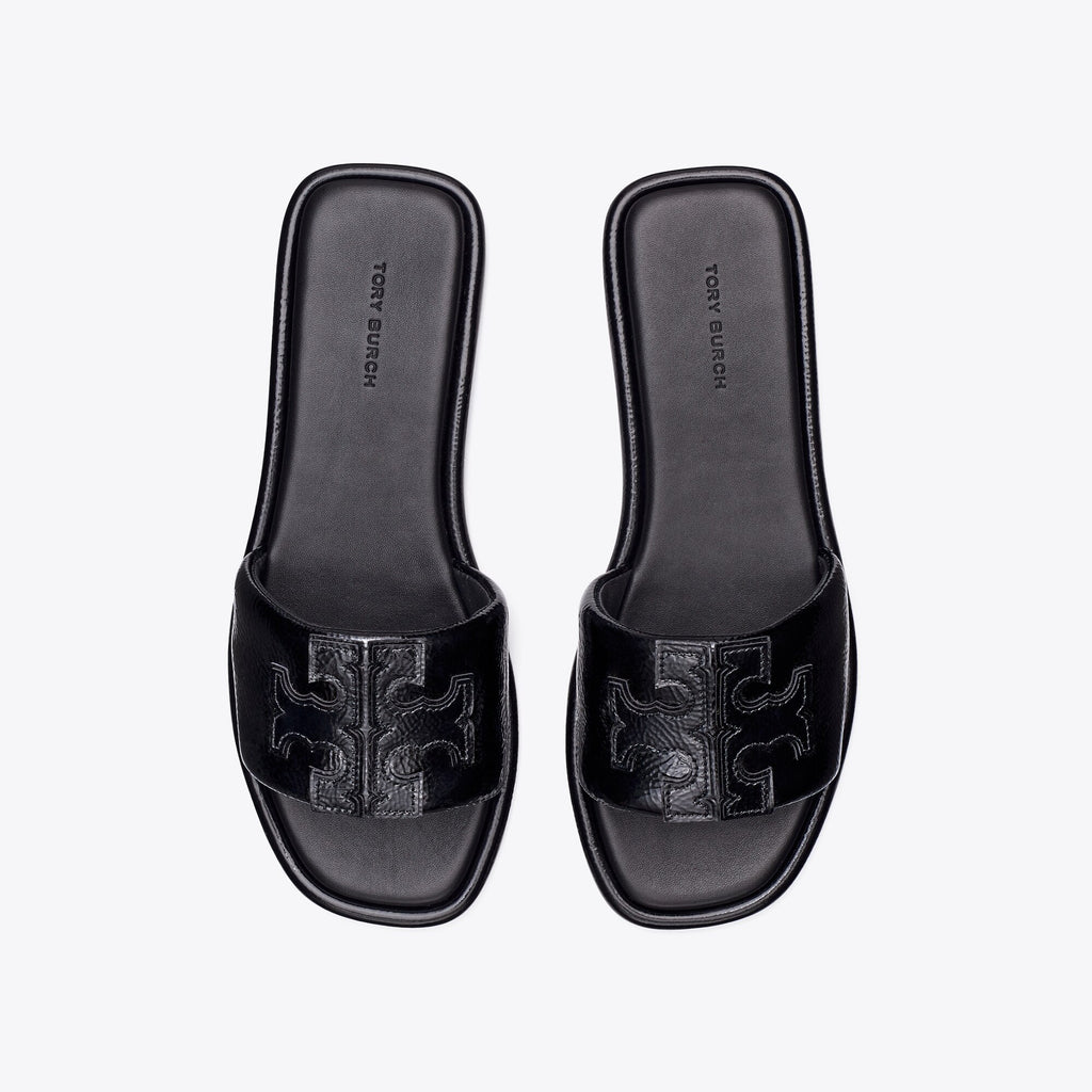 Tory Burch Double T Sport Slide - Perfect Black - 5