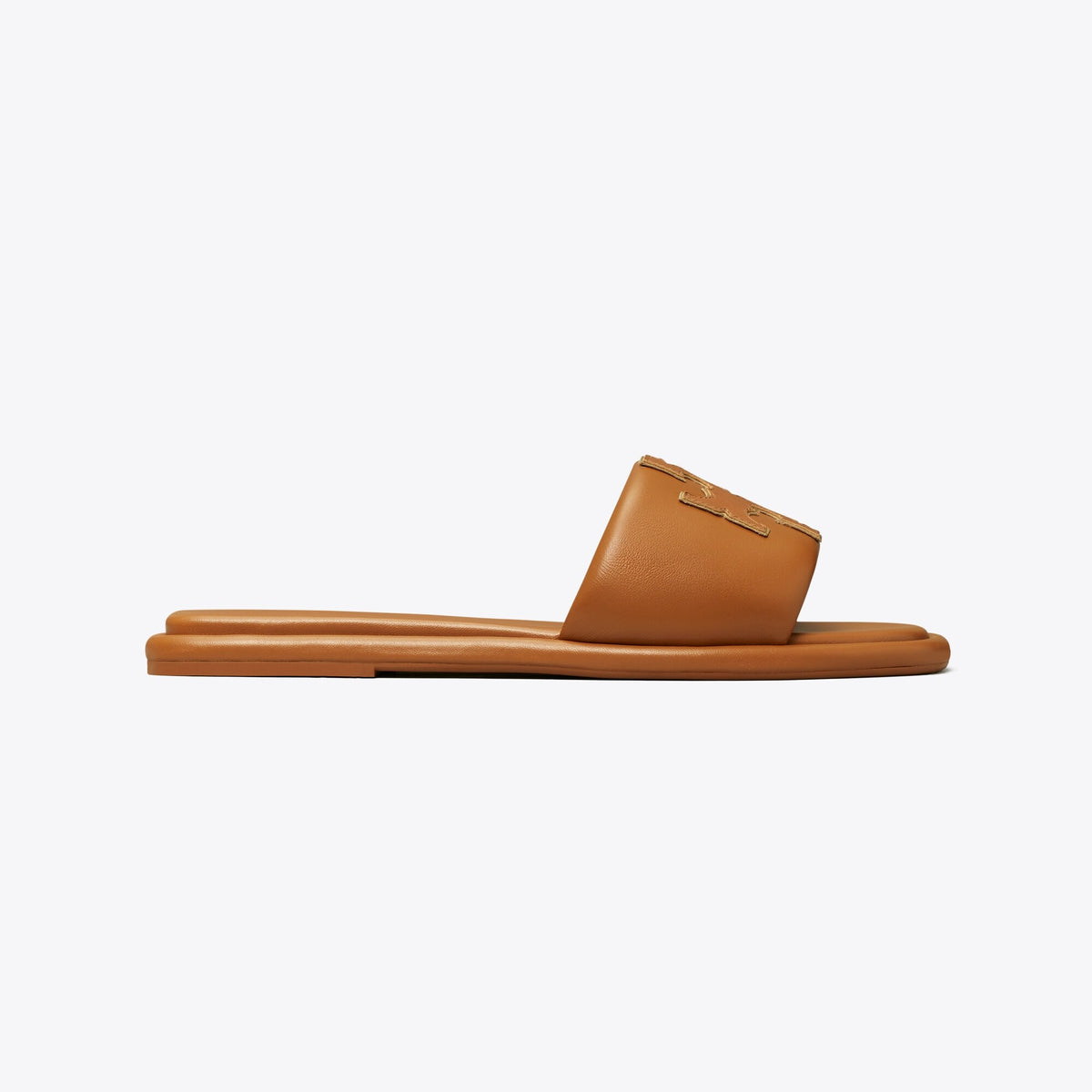 Tory Burch Double T Sport Slide - Bourbon Miele / Gold - 3