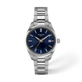 Front view of the watch Tissot PR 100 Jungfraubahn 34mm with shadow