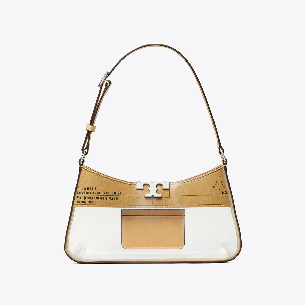 Tory Burch Eleanor Clear Slim Shoulder Bag - Clear - 3