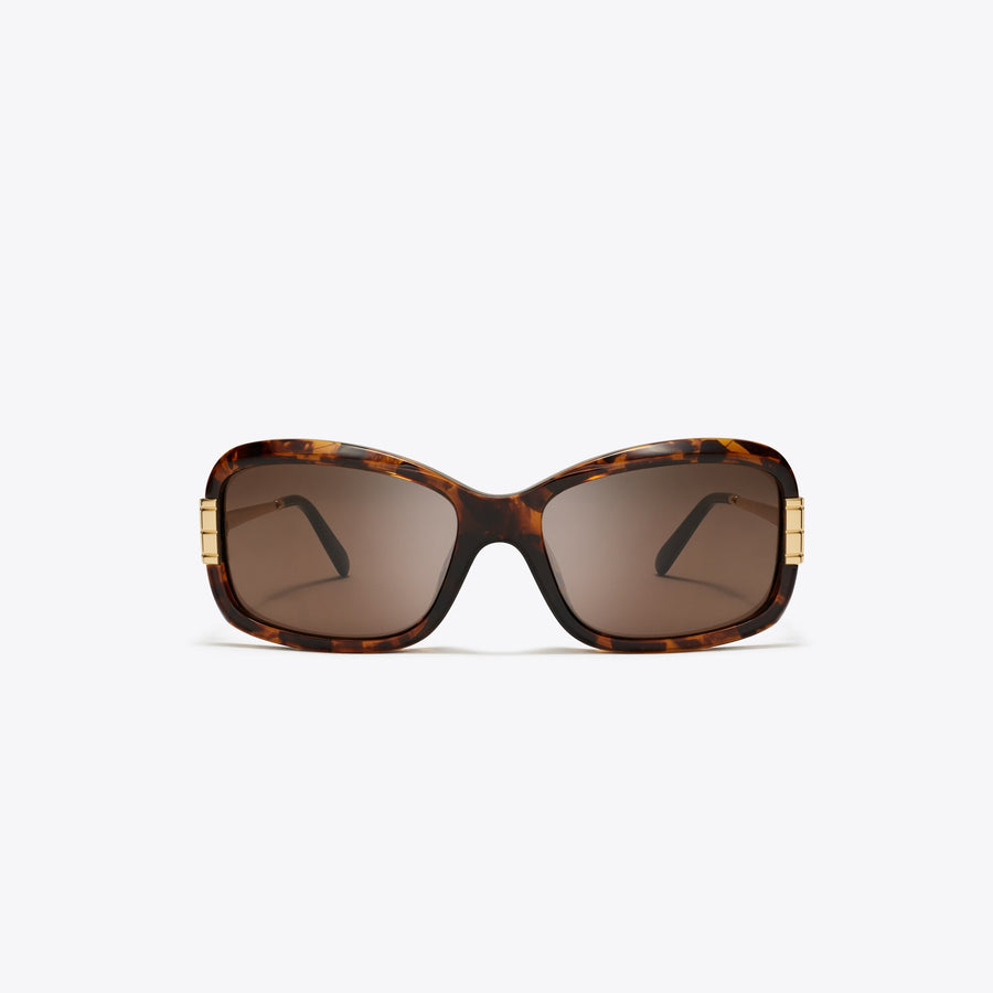 Tory Burch Eleanor Rectangle Sunglasses