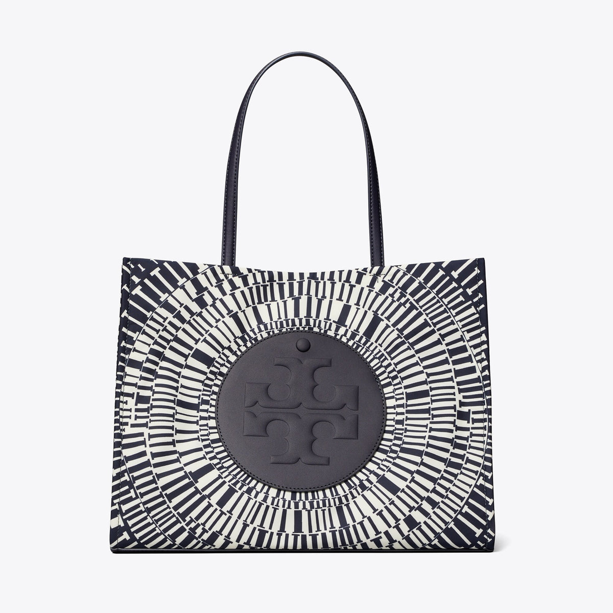 Tory Burch Ella Printed Small Tote - Navy Circle - 3