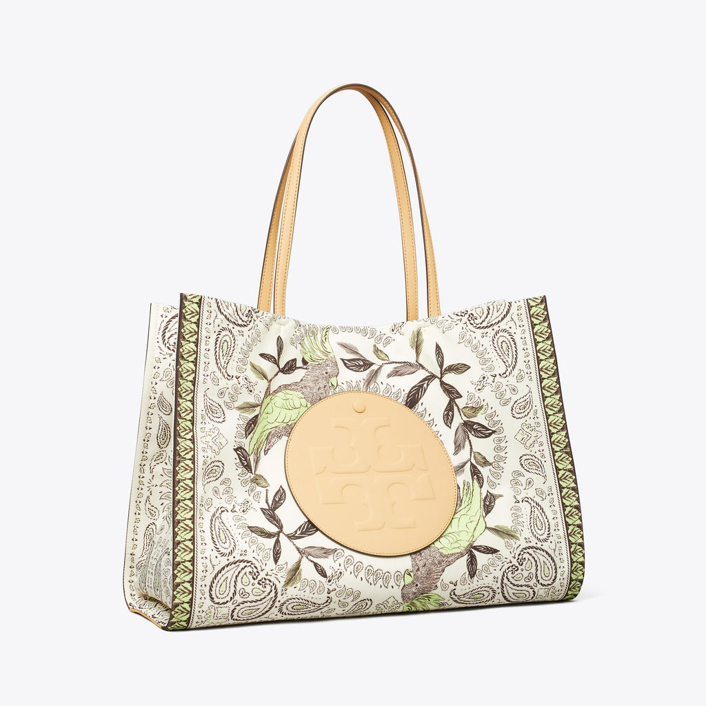Tory Burch Ella Printed Tote - Mint Cockatoo