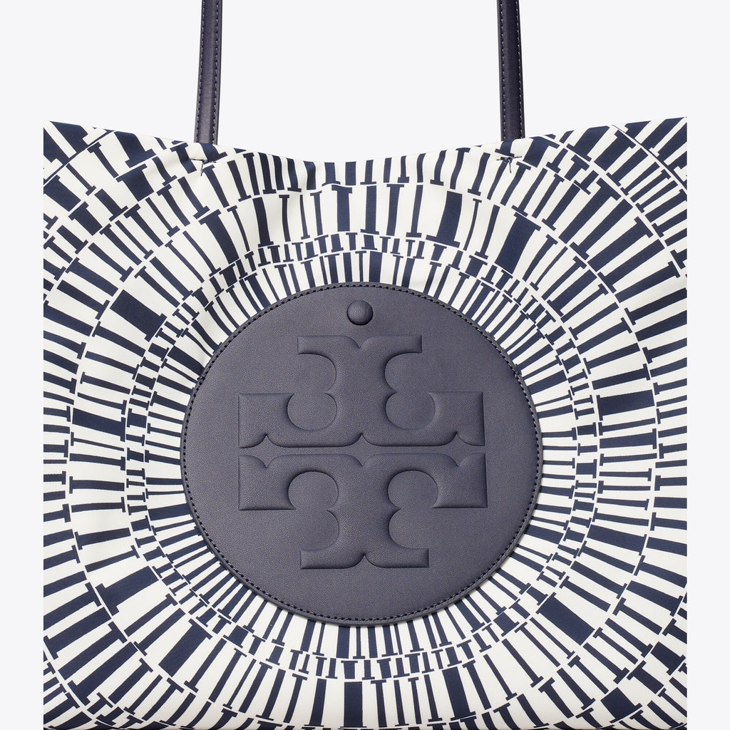 Tory Burch Ella Printed Tote - Navy Circle - 4