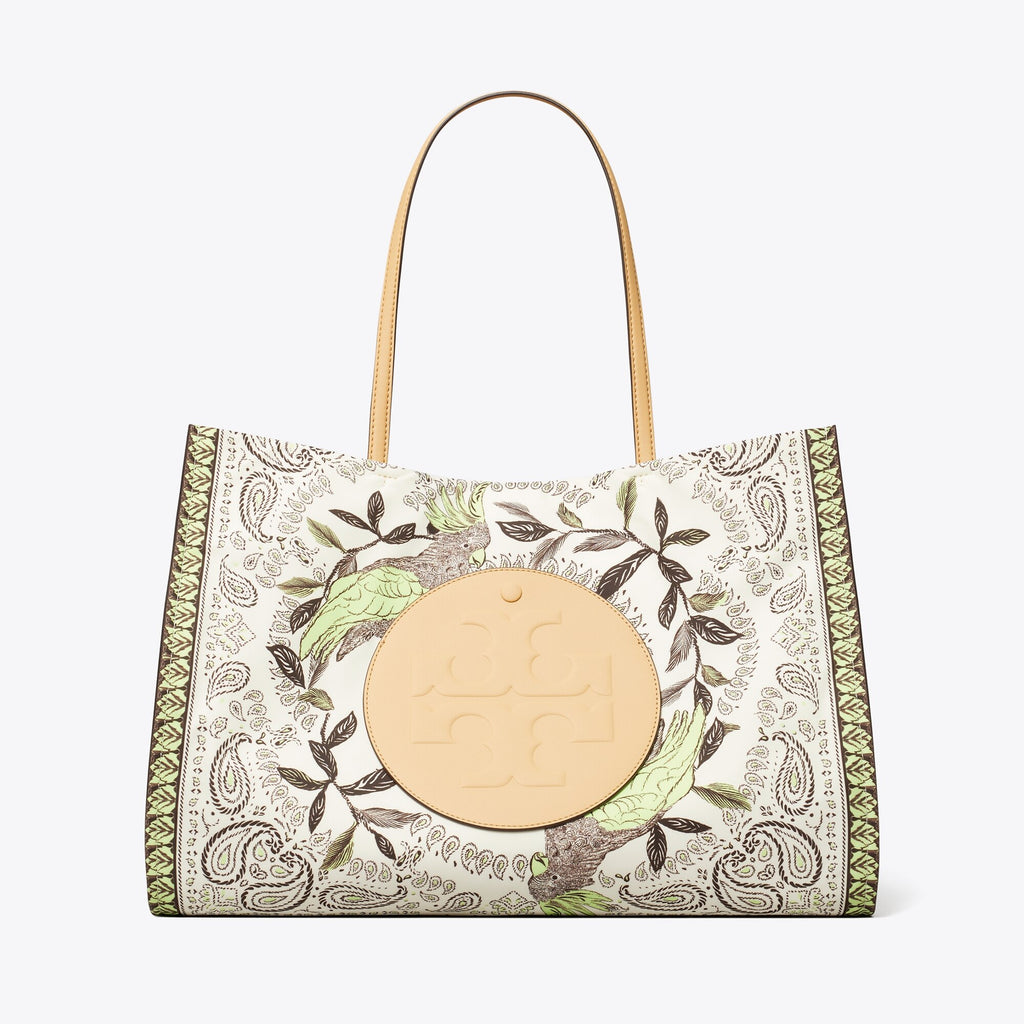 Tory Burch Ella Printed Tote - Mint Cockatoo - 3