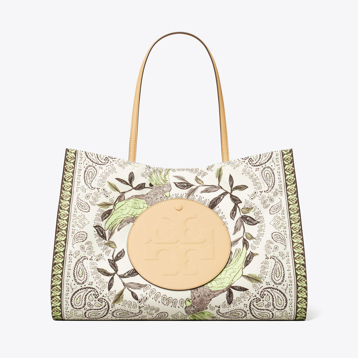 Tory Burch Ella Printed Tote - Mint Cockatoo - 3