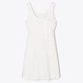 Tory Burch Embossed Logo Tennis Dress - Snow White