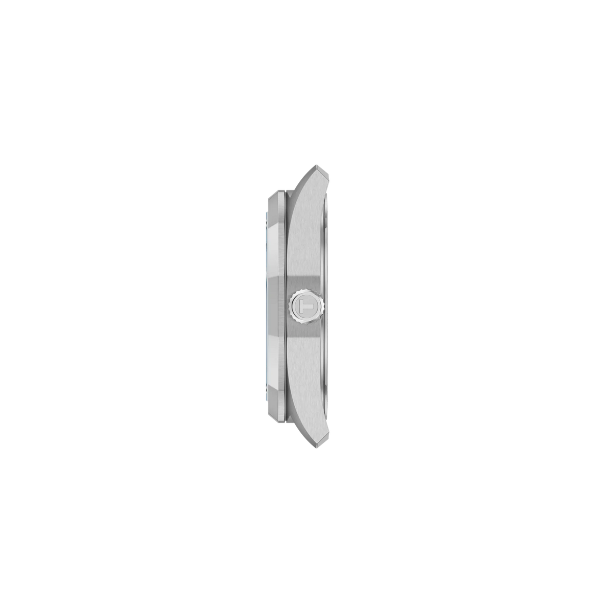 Profile view of the watch case Tissot PRC 100 Solar 34mm