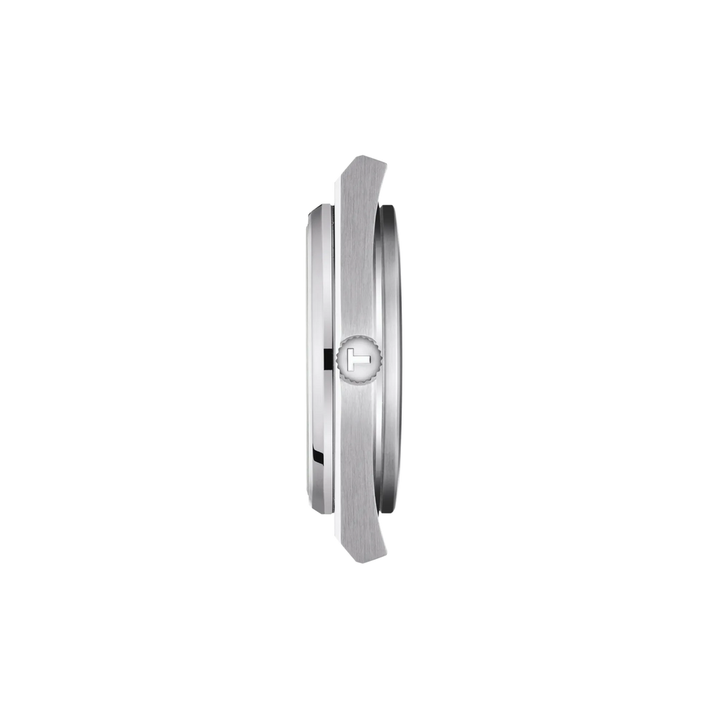 Profile view of the watch case Tissot PRX 40mm