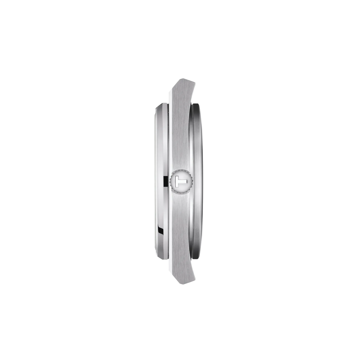 Profile view of the watch case Tissot PRX 40mm