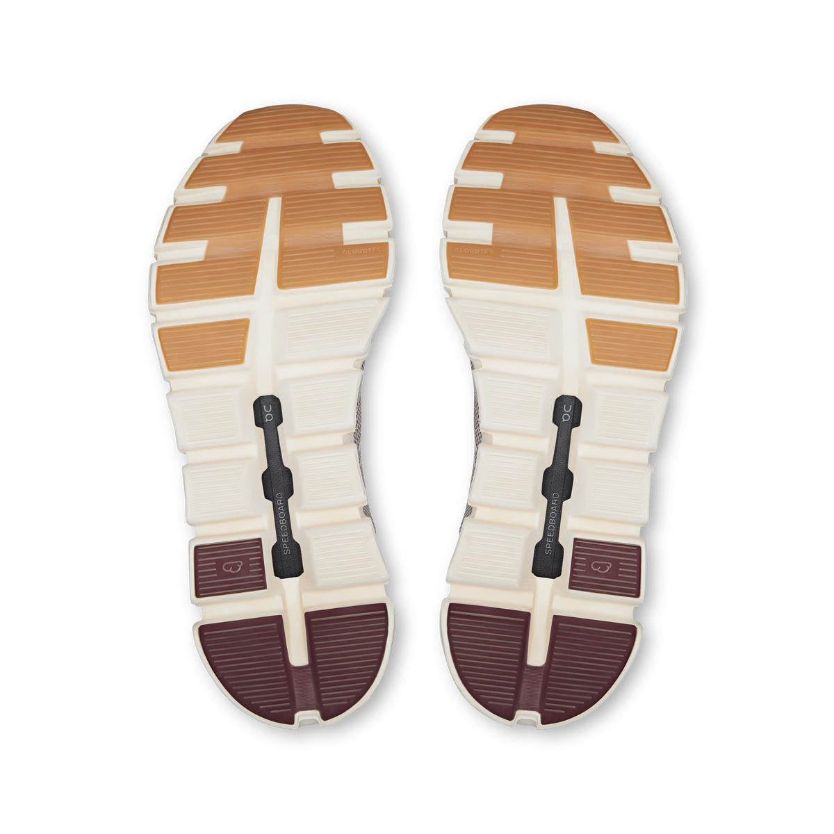 On Cloud 6 Versa Ice & Maroon Women - 3