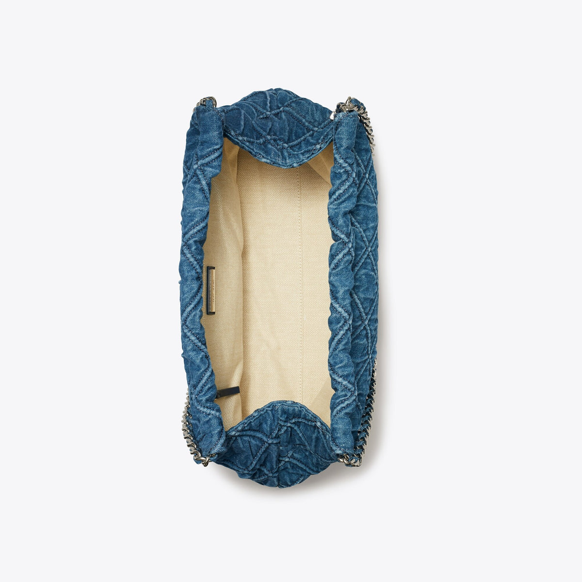 Tory Burch Fleming Soft Denim Hobo Bag - Denim - 5