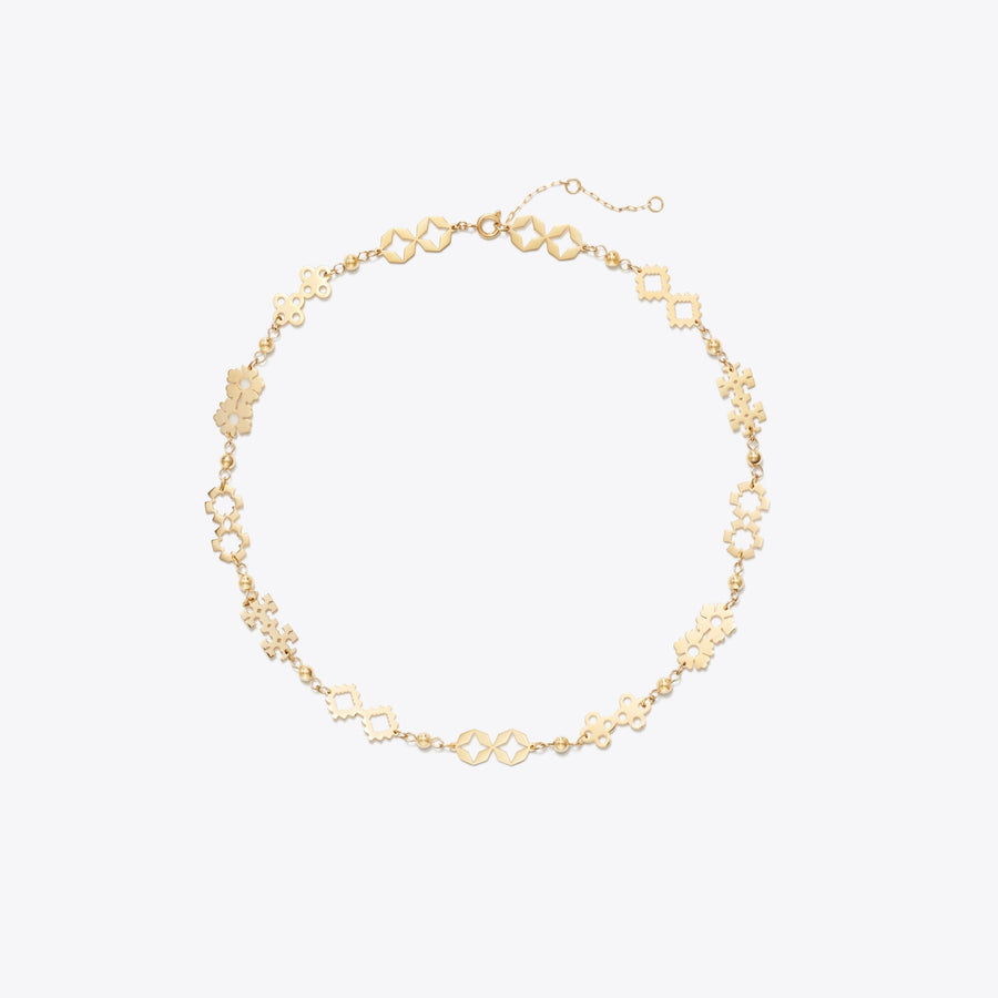 Tory Burch Forget Me Not Clover Necklace
