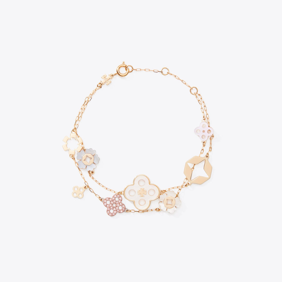 Tory Burch Forget Me Not Multi-Strand Bracelet