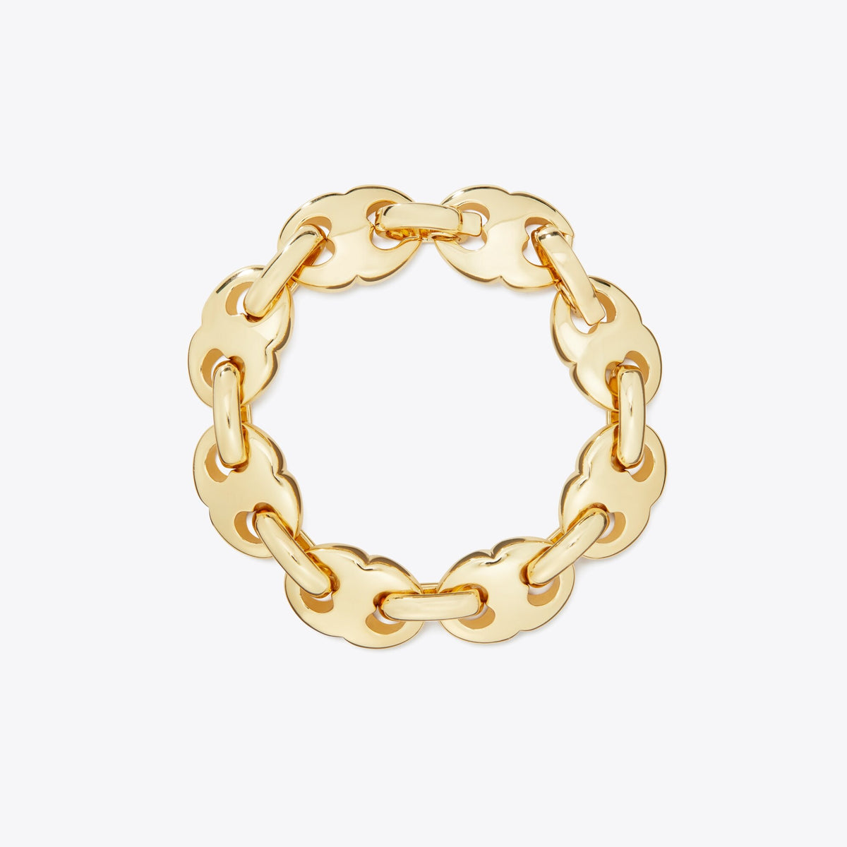 Tory Burch Gemini Link Bracelet - Light Brass
