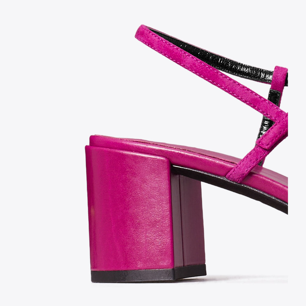 Tory Burch Gigi Heeled Sandal - Fuschia Pink - 4