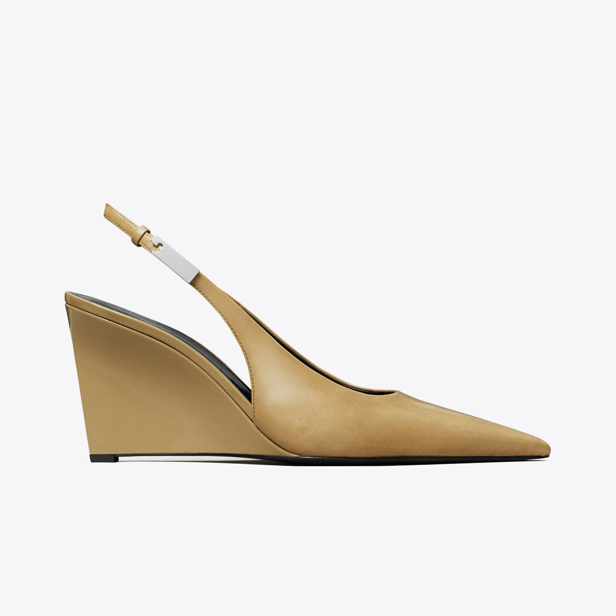 Tory Burch Gigi Slingback Wedge - Burnt Honey - 3