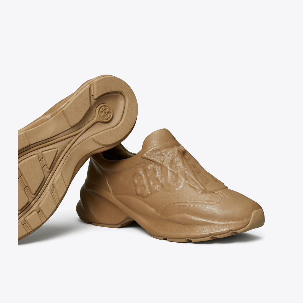 Tory Burch Good Luck X-Ray Trainer - Light Chai - 6