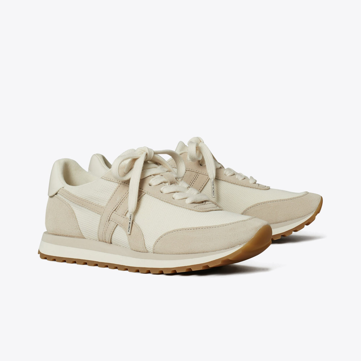 Tory Burch Hank Sneaker - New Ivory / Calcare / Titanium White