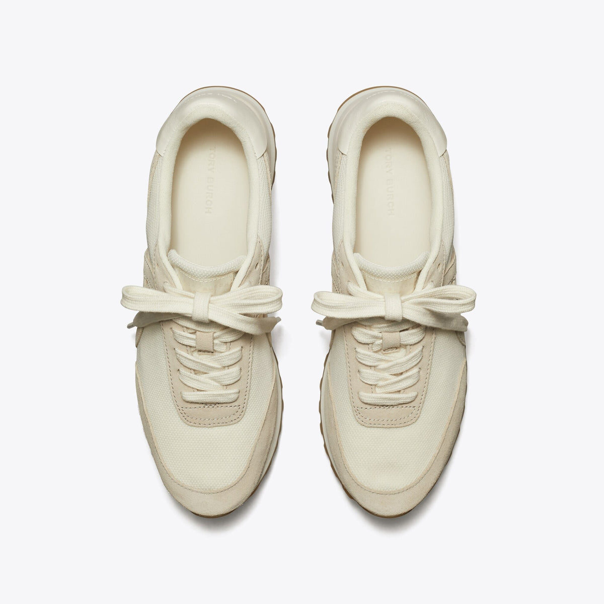 Tory Burch Hank Sneaker - New Ivory / Calcare / Titanium White - 4