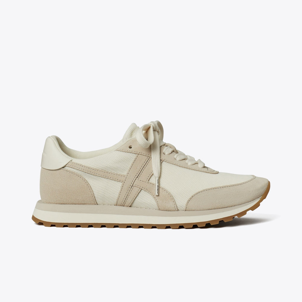 Tory Burch Hank Sneaker - New Ivory / Calcare / Titanium White - 2