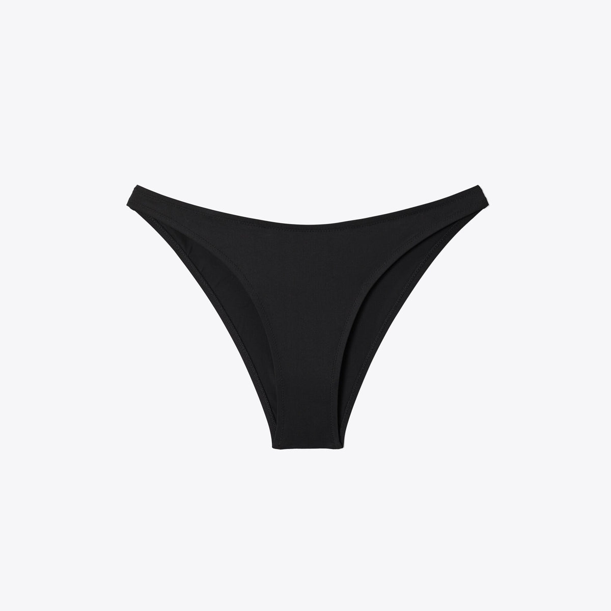 Tory Burch High-Cut Bikini Bottom - Black