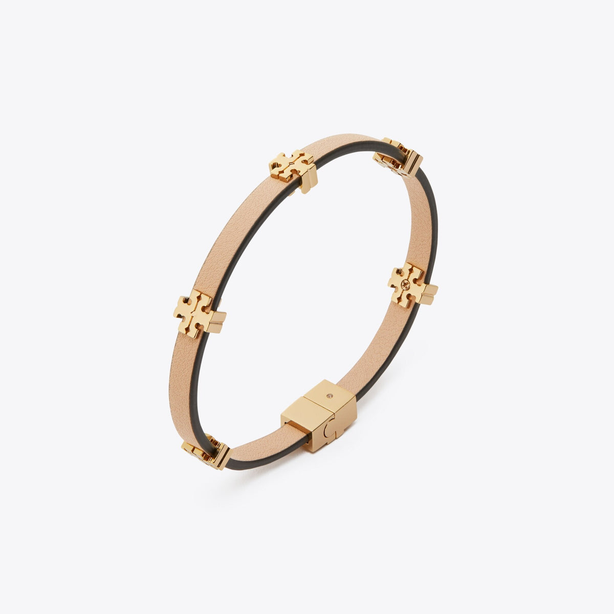 Tory Burch Icon Bio Bracelet - Tory Gold / Classic Chestnut - 2