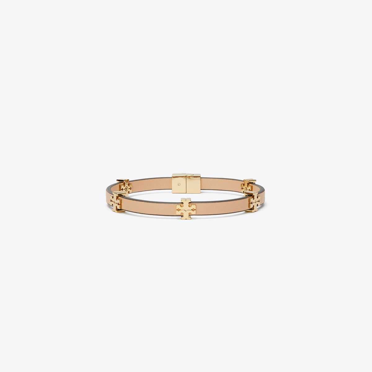 Tory Burch Icon Bio Bracelet - Tory Gold / Classic Chestnut